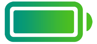 Illustration of a fully charged battery icon