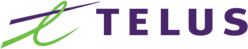 Logo of Telus.