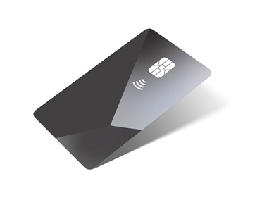 Parte frontal de una tarjeta de crédito