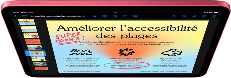 Keynote sur iPad