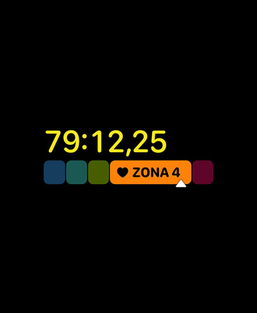 App Allenamento, metriche Zone di potenza, allenamento nella zona 4