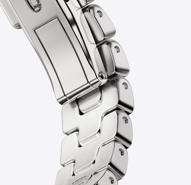 Correa Grand H para Apple Watch Hermès Series 11, color Satiné, práctica hebilla metálica