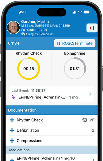 Un iPhone con la app Epic Rover.