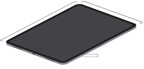A 13 hüvelykes iPad Pro méretei